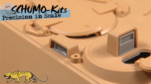 Winkelspiegelset für Tamiya Jagdpanther, 1:16