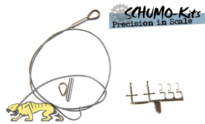 Detail Set 1 for Tamiya Panzer IV (Towing cable, cable mount and