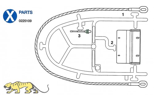 X Parts (X1-X3) for Tamiya Leopard 2A6 (56020) 1:16