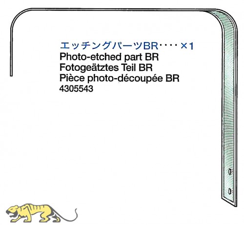 Fotoätzteil BR für Tamiya Leopard 2A6 (56020) 1:16