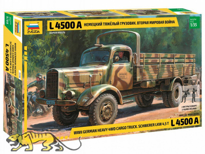 German Heavy 4WD Cargo Truck L4500 A - 1/35