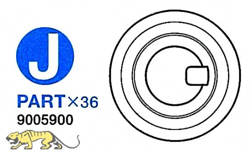 J Parts (x36) for Tamiya Panzer IV Ausf. J (56026) 1:16