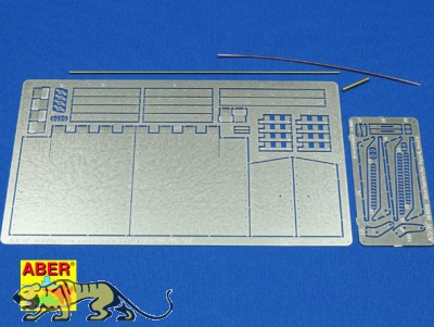 Fotogeätzte Heckschutzbleche für Königstiger 1:16 (ABER)