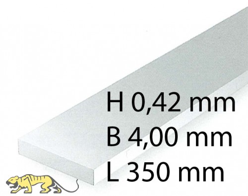 Plastic-Stripes - 0,42 x 4,00 x 350 mm (10 Pcs.)