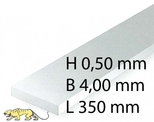 Plastic-Stripes - 0,50 x 4,00 x 350 mm (10 Pcs.)