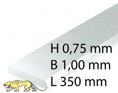 Plastic-Stripes - 0,75 x 1,00 x 350 mm (10 Pcs.)