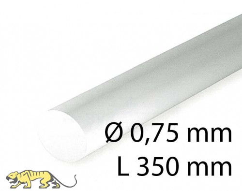 Round rods - Ø 0,75 x 350 mm (10 Pcs.)