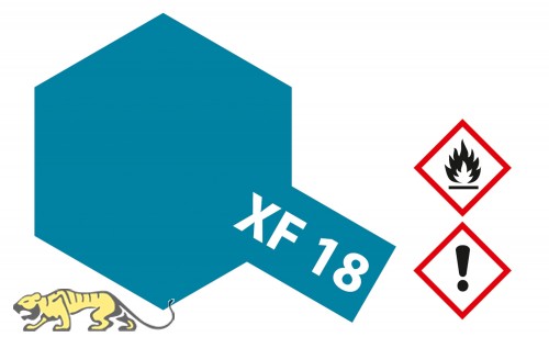 Tamiya XF18 - Medium Blue - Flat - 23ml