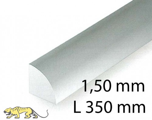 Quarter round - 1,50 x 350 mm (4 Pcs.)