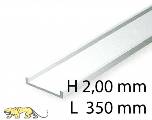 Channels - 2,00 x 350 mm (4 Pcs.)