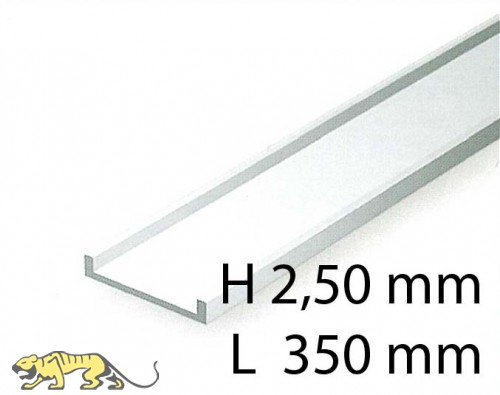 Channels - 2,50 x 350 mm (4 Pcs.)