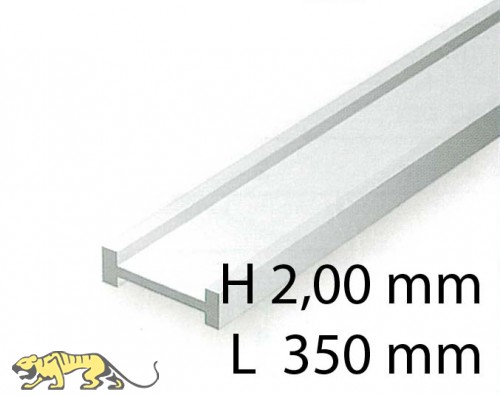 I-Profil - 2,00 x 350 mm (4 Stück)