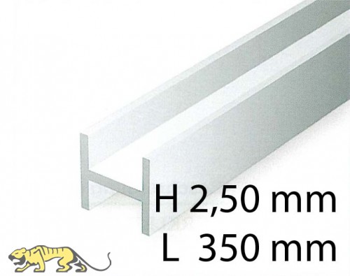 H-Beams - 2,50 x 350 mm (4 Pcs.)