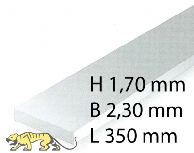 H0-Scale Streifen - 1,70 x 2,30 x 350 mm (10 Stück)