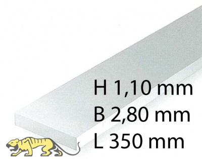 H0 Scale Strips - 1,10 x 2,80 x 350 mm (10 Pcs.)
