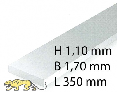 H0-Scale Streifen - 1,10 x 1,70 x 350 mm (10 Stück)