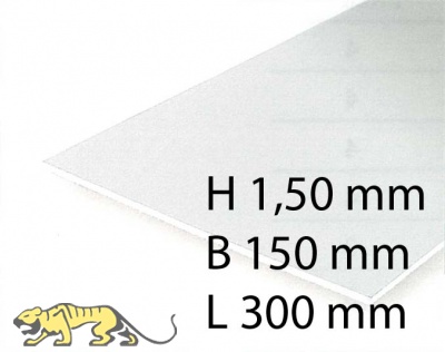 White Sheets - 1,50 x 150 x 300 mm (1 Pcs.)