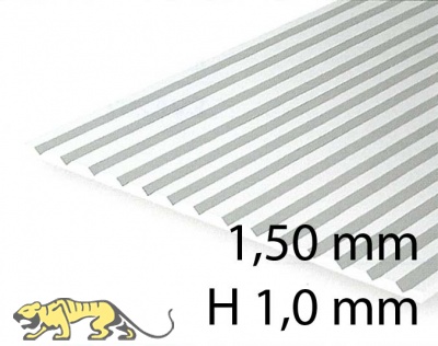 V-Groove Siding - V-Groove 2,00 mm / H 1,0 mm