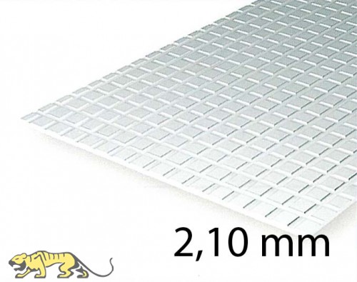 Quadrat-Platte 2,10 mm (1 Stück)