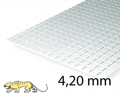 Quadrat-Platte 4,20 mm (1 Stück)