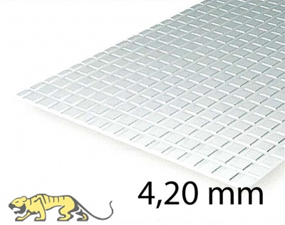 Square Tile Sheet 4,20 mm (1 Pcs.)