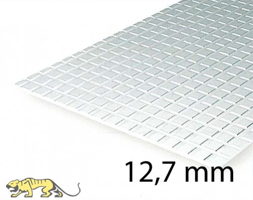 Square Tile Sheet 12,7 mm (1 Pcs.)