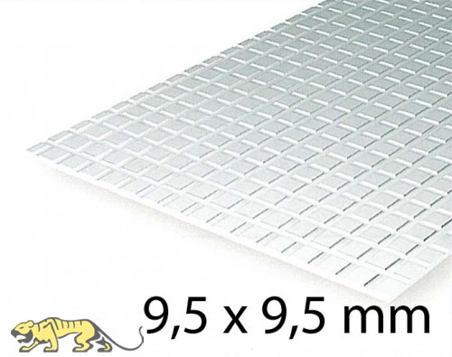 Sidewalk Sheet 9,5 x 9,5 mm (1 Pcs.)