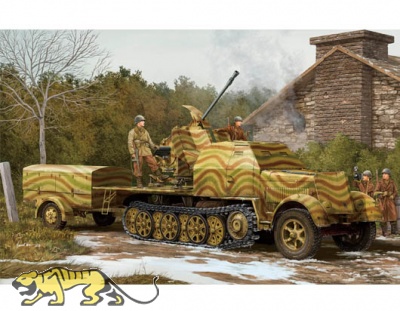 Sd.Kfz. 7/2 3,7 cm FlaK 37 auf SF mit Sd.Ah. 52 - 1:35
