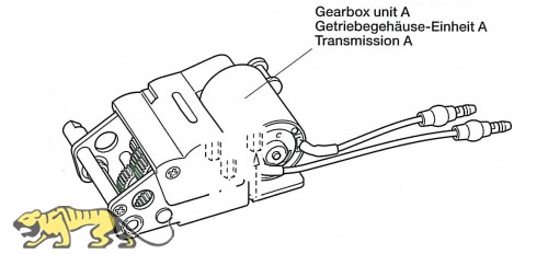 Gearbox Unit A (left) for Tamiya KV-1 / KV-2 (56028, 56030) 1:16