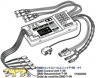 DMD Control Unit T-08 for Tamiya 56028, 56030, 56032 1:16