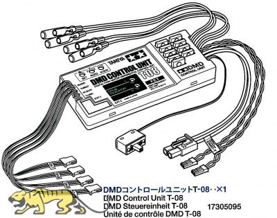 DMD Kontroll-Einheit T-08 für Tamiya 56028, 56030, 56032 1:16