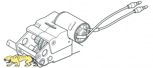 Gear Box R for Tamiya King Tiger (56018) 1:16