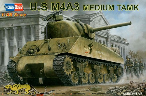 U.S. M4A3 Medium Tank Sherman - 1/48