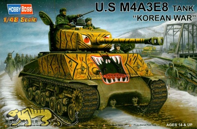 U.S. M4A3E8 Sherman - Korea - 1:48