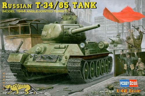 Russian T-34/85 Tank - Model 1944 Angle-joint Turret - 1/48