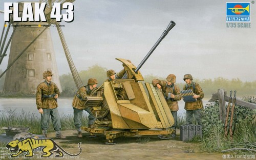 Deutsche 3,7cm FlaK 43 - 1:35