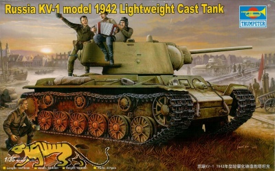 KV-1 Modell 1942 TschKZ mit verstärktem Gussturm - 1:35