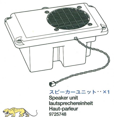 Lautsprechereinheit für Tamiya Königstiger (56018) 1:16