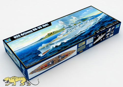 USS Arizona BB-39 Battleship - 1:200