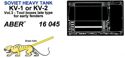 KV-1 / KV-2 PE Set Vol. 3 - Tool box late type for early fenders