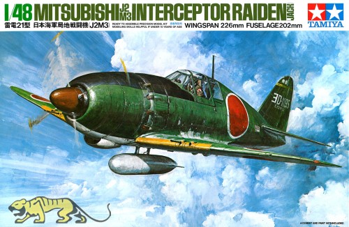 Mitsubishi J2M3 Interceptor Raiden (Jack) - 1:48