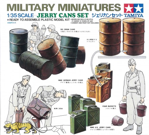 Jerry Cans Set - Diorama Accessories - 1/35