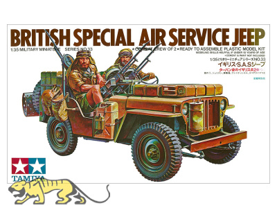 Britischer SAS Jeep - 1:35