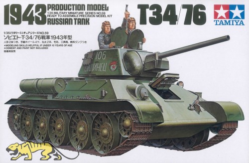 Russischer Kampfpanzer T34/76 - Modell 1943 - 1:35