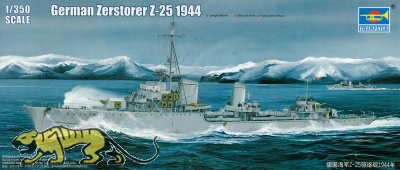 Deutscher Zerstörer Z-25 1944 - 1:350