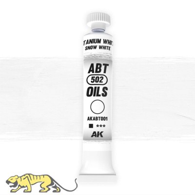 Abteilung 502 001 - Schneeweiß (Snow White) - Ölfarbe - 20ml