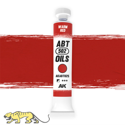 Abteilung 502 025 - Ziegelrot (Warm Red) - Ölfarbe - 20ml