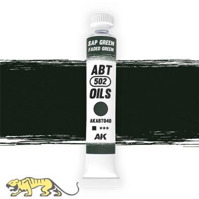 Abteilung 502 040 - Grün - verblasst (Sap Green / Faded Green) - Ölfarbe - 20ml