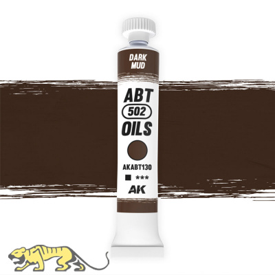 Abteilung 502 130 - Schlamm - dunkel (Dark Mud) - Ölfarbe - 20ml