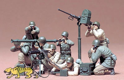 U.S. MG und Mörser Trupp - 1:35